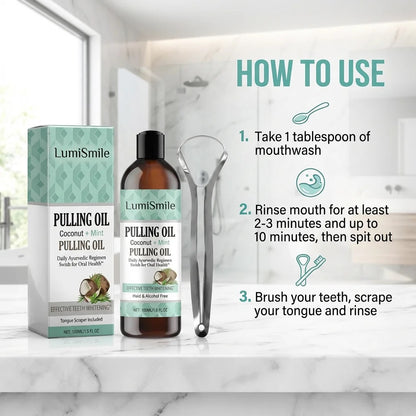 LumiSmile Coconut Mint Pulling Oil